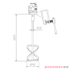 Mieszadło pneumatyczne z hakiem MBP E.701.730INOX ATEX Mieszadło pneumatyczne z hakiem MBP E.701.730INOX ATEX