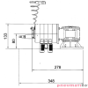 Napęd pneumatyczny do mieszadła 2096W z reduktorem ATEX MBP MN-3/65RR Napęd pneumatyczny do mieszadła 2096W z reduktorem ATEX MBP MN-3/65RR