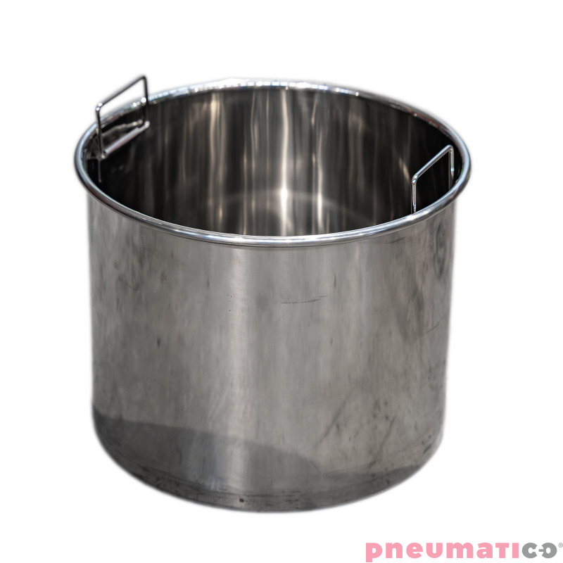 Zbiornik ciśnieniowy do natrysku nierdzewny 20L z mieszadłem Agregat malarski MP20SS-W5 Pneumatico Tank / Węże / Pistolet EXPERT HP dysza 1,1 mm