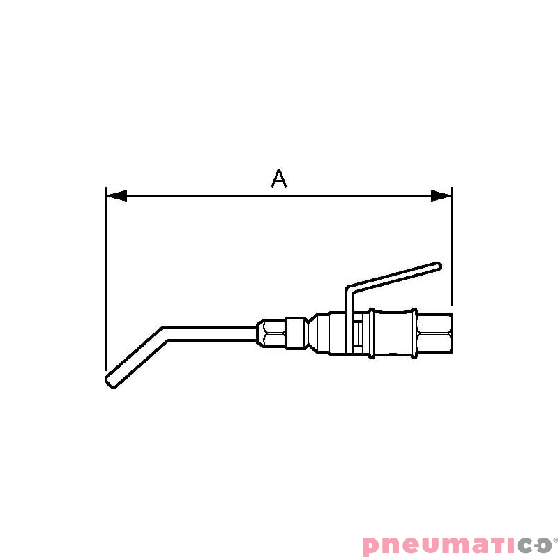 Metalowy pistolet do przedmuchiwania z osłoną powietrzną Prevost STYLAIR STL101 9 cm
