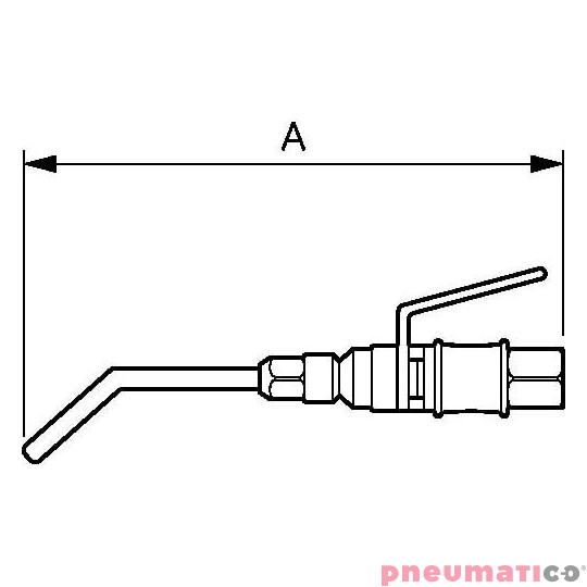 Metalowy pistolet do przedmuchiwania z osłoną powietrzną Prevost STYLAIR STL101 9 cm