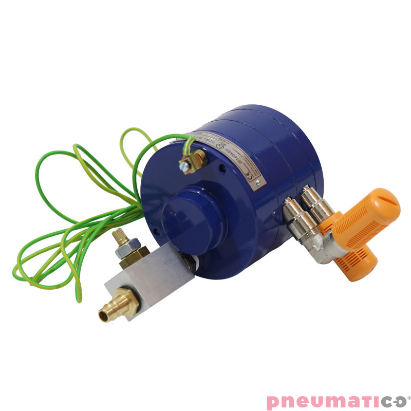 Napęd silnik pneumatyczny 397W z reduktorem ATEX MBP MN-2/65RR Napęd silnik pneumatyczny 397W z reduktorem ATEX MBP MN-2/65RR