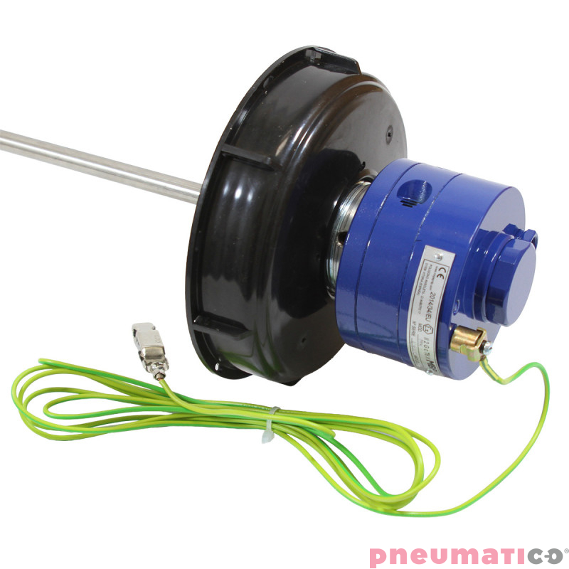 Mieszadło pneumatyczne na zbiornik typ mauser MBP E.700.750INOX ATEX