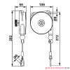 Balanser linkowy 9311OD TECNA Outdoor 0,4-1kg 1600mm