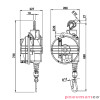 Balanser linkowy 9436OD TECNA Outdoor Zero Gravity 50-60kg 3000mm