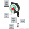 Balanser linkowy 9313OD TECNA Outdoor 2-3kg 1600mm