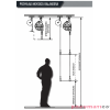 Balanser linkowy 9322OD TECNA Outdoor 4-6kg 2000mm