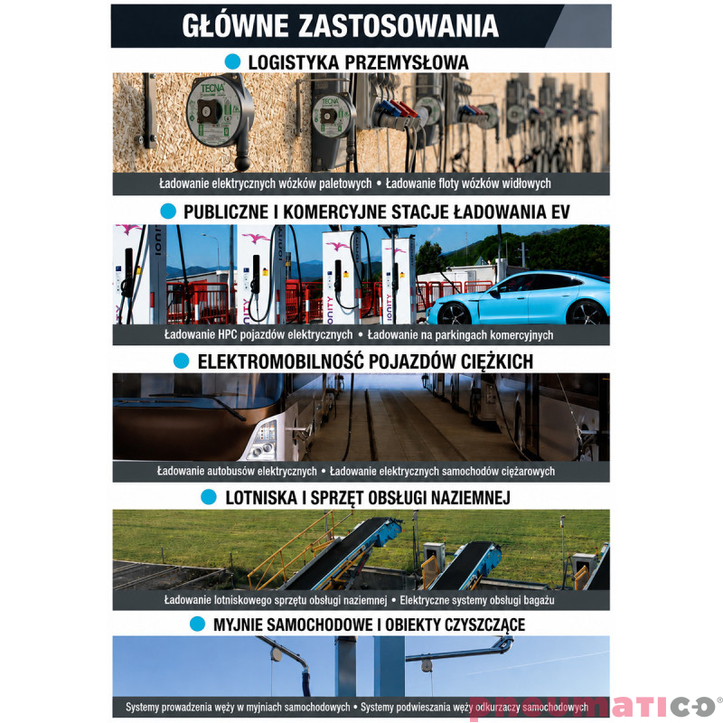 Balanser linkowy z hamulcem 9505.FOD TECNA Outdoor Zero Gravity 50-60kg 2100mm Balanser linkowy z hamulcem 9505.FOD TECNA Outdoor Zero Gravity 50-60kg 2100mm