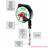 Balanser linkowy 9320OD TECNA Outdoor 1-2,5kg 2000mm Balanser linkowy 9320OD TECNA Outdoor 1-2,5kg 2000mm