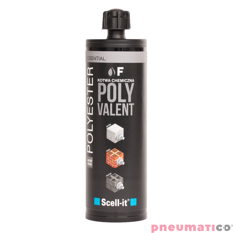 Kotwa chemiczna poliestrowa wszechstronna 410ml Scell-it POLYVALENTF410