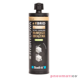 Kotwa chemiczna hybrydowa zastosowanie sejsmiczne bez styrenu 420ml Scell-it X-BRID420HYBRYD