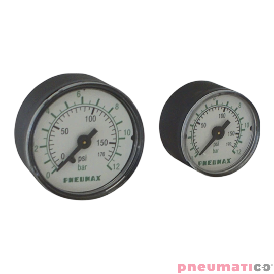 Manometr tarczowy 50 mm 0–6 bar Pneumax 17070B.B Manometr tarczowy 50 mm 0–6 bar Pneumax 17070B.B