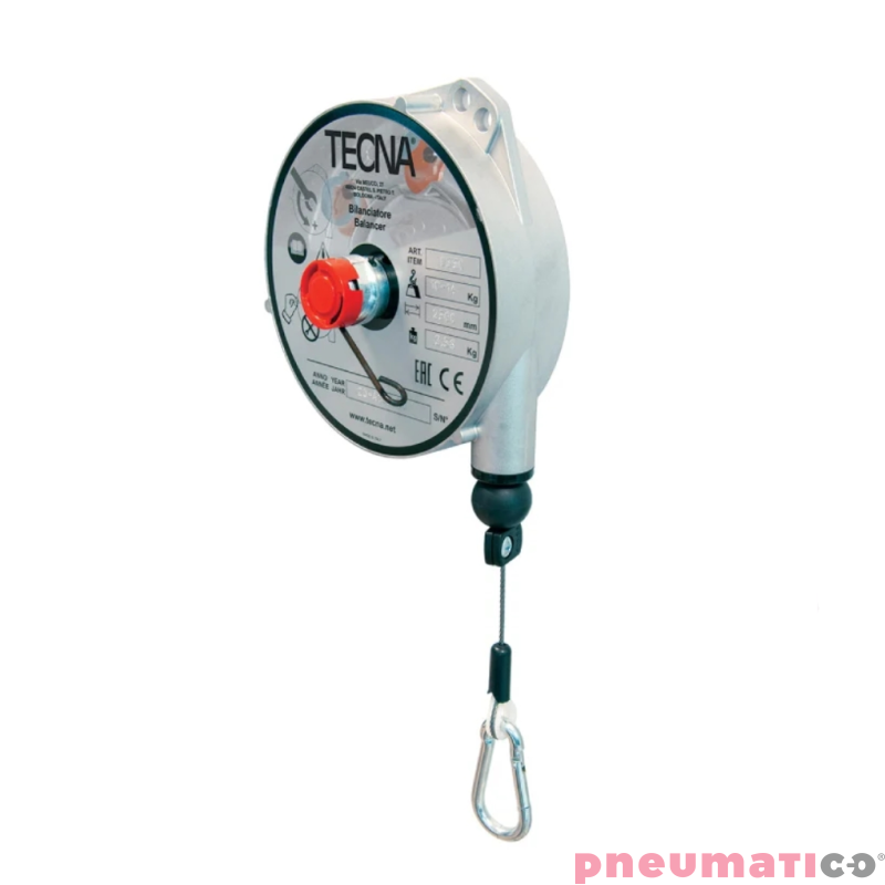 Balanser linkowy z blokadą 10-14kg 4500mm TECNA 9350/4,5