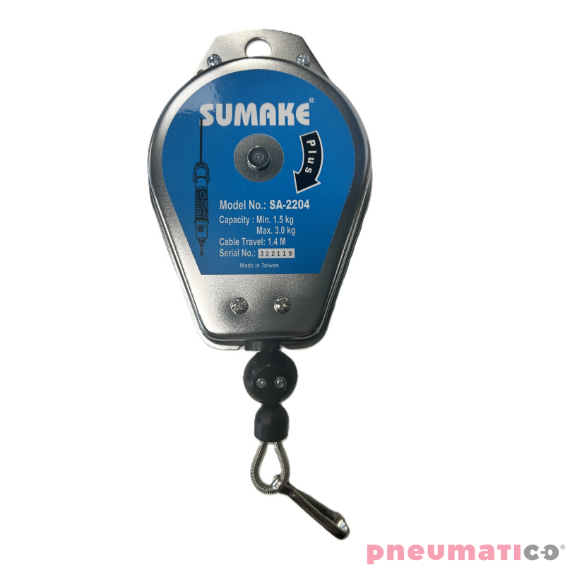 Balanser sprężynowy linkowy 1,5–3,0 kg Sumake ST-SA-2204