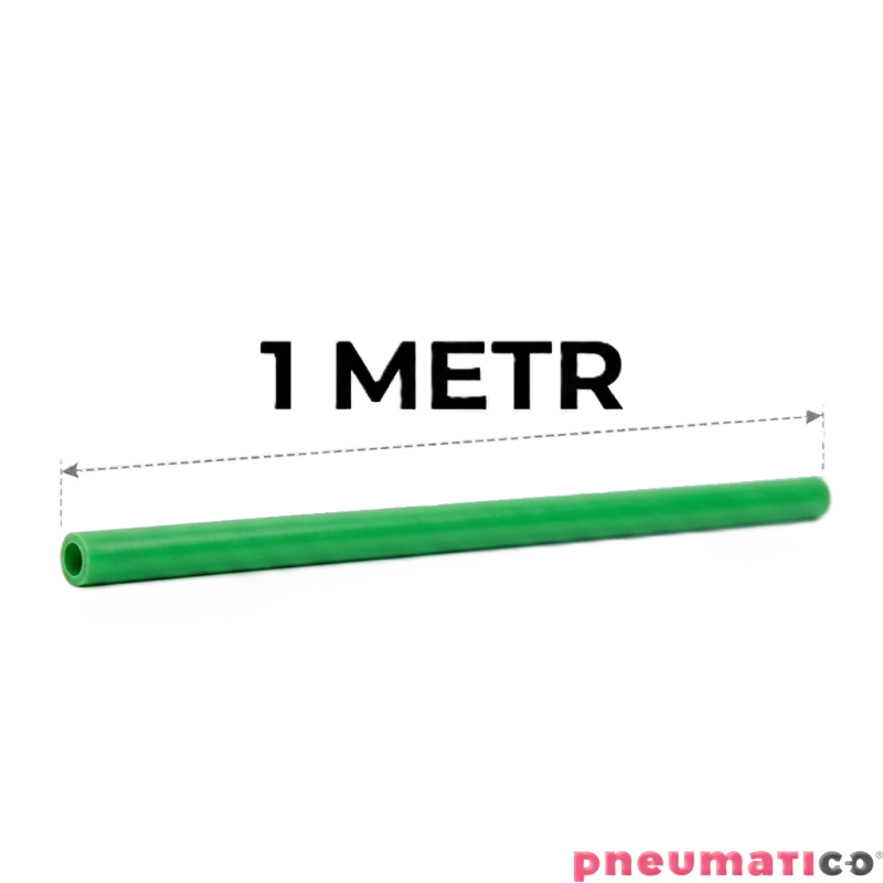 Wąż poliuretanowy prosty TEKALAN 8x5mm 1m SANG-A U-08055GMB zielony