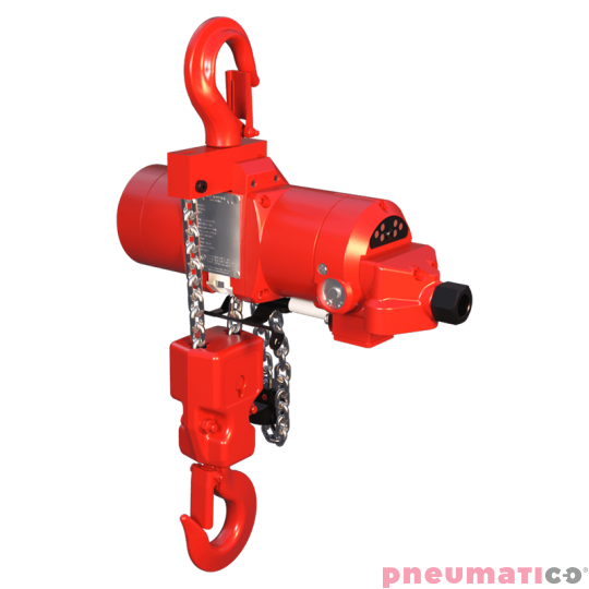 Pneumatyczny wciągnik łańcuchowy 500 kg Red Rooster Lifting TCR-500/2-CONF