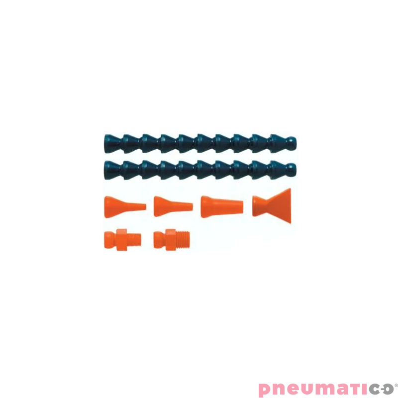 Przewód do chłodziwa przegubowy 1/4" zestaw 2 segmentów 2x140 mm CLS141-SET