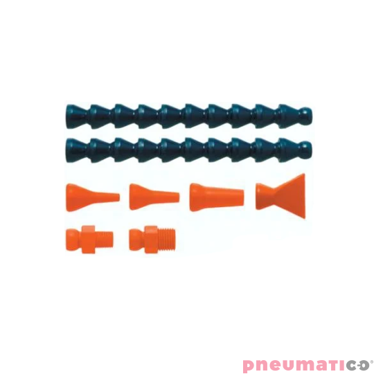 Przewód do chłodziwa przegubowy 1/4" zestaw 2 segmentów 2x140 mm CLS141-SET
