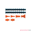 Przew&oacute;d do chłodziwa przegubowy 1/4" zestaw 2 segment&oacute;w 2x140 mm CLS141-SET