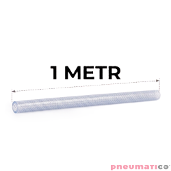 Wąż PCW zbrojony ⌀10mm 1m...