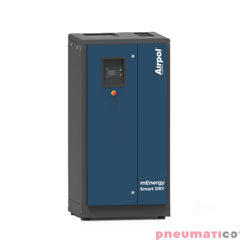 Kompresor - sprężarka śrubowa 15 kW AIRPOL mEnergySmart 15 DRY z falownikiem i osuszaczem Kompresor - sprężarka śrubowa 15 kW AIRPOL mEnergySmart 15 DRY z falownikiem i osuszaczem