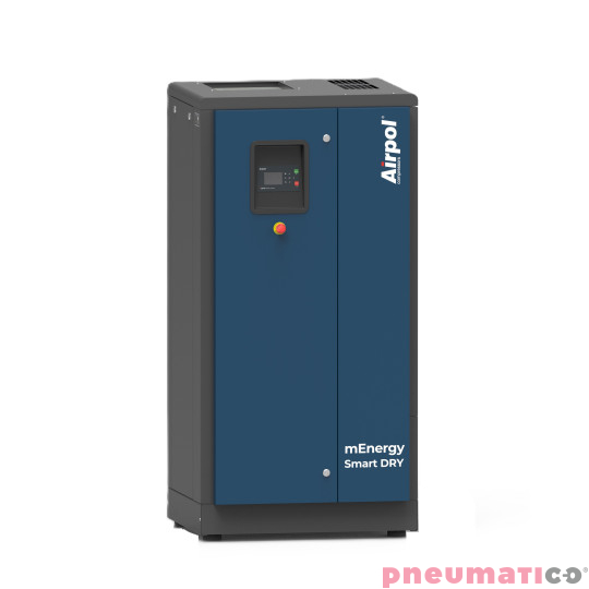 Kompresor - sprężarka śrubowa 15 kW AIRPOL mEnergySmart 15 DRY z falownikiem i osuszaczem Kompresor - sprężarka śrubowa 15 kW AIRPOL mEnergySmart 15 DRY z falownikiem i osuszaczem
