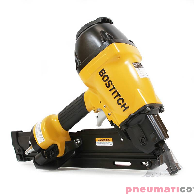 Gwoździarka pneumatyczna F33PT-E Stanley - Bostitch + Gwoździe łączone papierem PNEUMATICO 34° 2.8/65 BK RI 1op.- 4.000szt. P342865BKRI-4