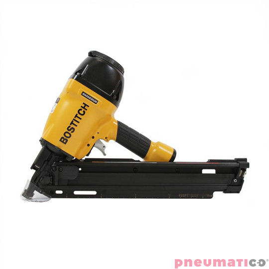 Gwoździarka pneumatyczna F33PT-E Stanley - Bostitch + Gwoździe łączone papierem PNEUMATICO 34° 2.8/65 BK RI 1op.- 4.000szt. P342865BKRI-4