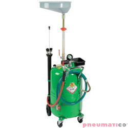 Pneumatyczna wysysarko-ściekarka do oleju 80 l z wanną 13 l RAASM 44084
