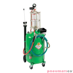Pneumatyczna wysysarka do oleju 80 l ze zbiornikiem kontrolnym 8 l RAASM 43085
