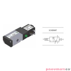 Zawór elektropneumatyczny 3/2 normalnie zamknięty NZ 1/8" PNEUMAX 8880.32.C.39.F05