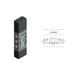 Zawór pneumatyczny trójpozycyjny CO T228.53.32.11.11 5/3 PNEUMAX 1/8"