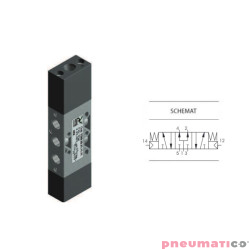 Zawór pneumatyczny trójpozycyjny CC T228.53.33.11.11 5/3 PNEUMAX 1/8"