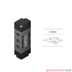 Zawór pneumatyczny sprężyna T224.52.11.1 5/2 PNEUMAX 1/4"