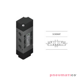 Zawór pneumatyczny trójpozycyjny CO T224.53.32.11.11 5/3 PNEUMAX 1/4"