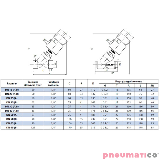 wymiary zaworu kątowego wymiary zaworu kątowego