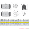 Pneumatyczny napęd obrotowy jednostronnego działania PSR83F57X17 RQS Pneumatyczny napęd obrotowy jednostronnego działania PSR83F57X17 RQS