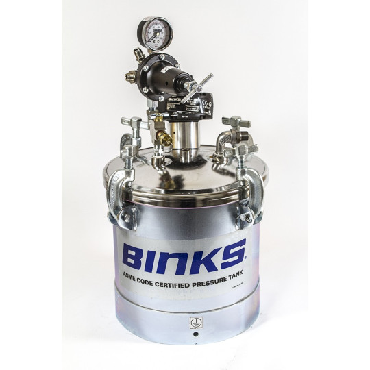 Zbiornik ciśnieniowy do natrysku 83Z-211 - 10L z mieszadłem pneumatycznym BINKS Zbiornik ciśnieniowy do natrysku 83Z-211 - 10L z mieszadłem pneumatycznym BINKS