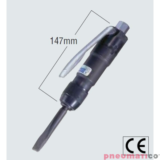 wymiary Młotek dłuto pneumatyczne Nitto KOHKI ACH-16 wymiary Młotek dłuto pneumatyczne Nitto KOHKI ACH-16