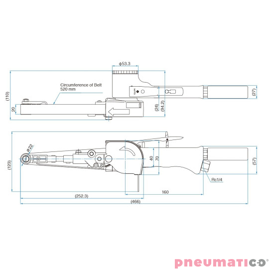wymiary B-20CL wymiary B-20CL
