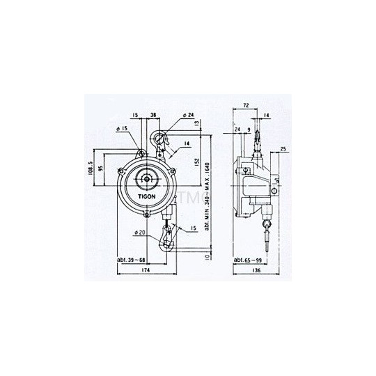TW-9 wymiary TW-9 wymiary