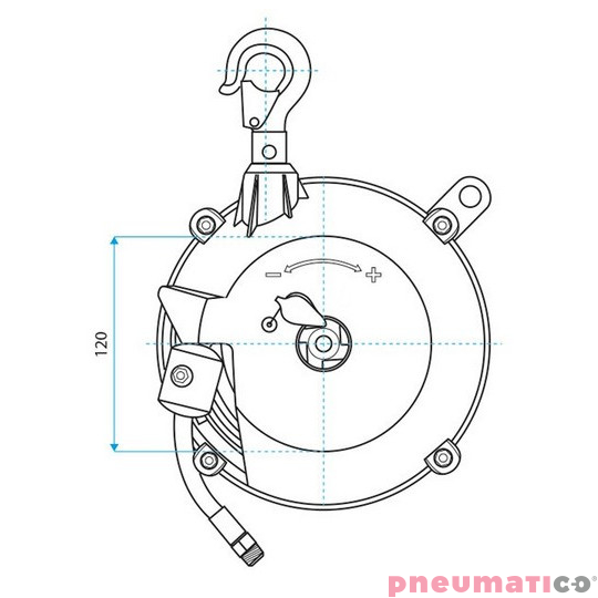Balanser linkowy HW-0 TIGON 0,5-1,5 kg 1300mm Balanser linkowy HW-0 TIGON 0,5-1,5 kg 1300mm