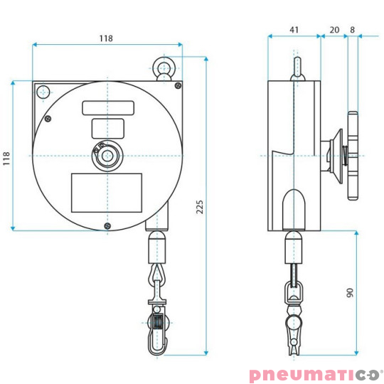 wymiary RW-5 TIGON  wymiary RW-5 TIGON