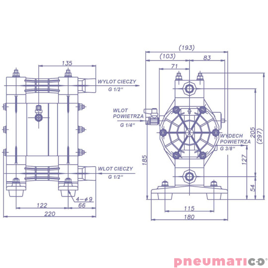 YAMADA NDP15FPS 1/2" schemat
