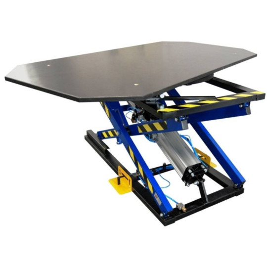 Stół tapicerski ST-3/OB obrotowy z pozycjonerem / blat stalowy TS-3/OB/ST  Stół tapicerski ST-3/OB obrotowy z pozycjonerem / blat stalowy TS-3/OB/ST