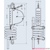 Balanser linkowy Carl Stahl Kromer z przewodem powietrznym 11x16mm 1,5-3kg 2500mm  Balanser linkowy Carl Stahl Kromer z przewodem powietrznym 11x16mm 1,5-3kg 2500mm