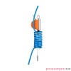 Balanser linkowy Carl Stahl Kromer z przewodem powietrznym 11x16mm 2-5kg 30000mm z hamulcem  Balanser linkowy Carl Stahl Kromer z przewodem powietrznym 11x16mm 2-5kg 30000mm z hamulcem