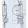 Balanser linkowy Carl Stahl Kromer z przewodem powietrznym 11x16mm 7-10kg 30000mm z hamulcem  Balanser linkowy Carl Stahl Kromer z przewodem powietrznym 11x16mm 7-10kg 30000mm z hamulcem