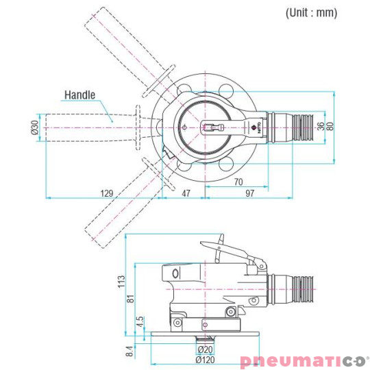 Krawędziarka Nitto Kohki CBR-03 Krawędziarka Nitto Kohki CBR-03
