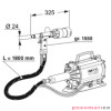 Nitownica hydrauliczno-pneumatyczna do nitów zrywalnych FAR RAC 3000  Nitownica hydrauliczno-pneumatyczna do nitów zrywalnych FAR RAC 3000